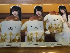 ≒JOY ニアジョイ アイドル 市原愛弓 ポムポムプリン 生写真 3種コンプ