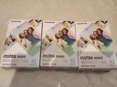 新品 フジフイルム チェキ instax mini マーメイドテイル　30枚