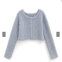GRL シャギーニットショート丈カーディガン【an1644］新品未使用
