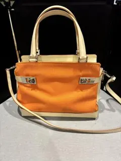 90s フェラガモ ガンチーニ クラシックバッグ