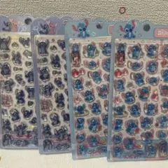 大人気　ボンボンドロップシール　スティッチ うるちゅる4枚