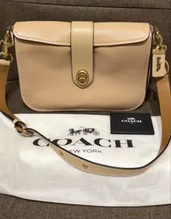 美品！COACH ショルダーバッグ/カラーブロック/レザー