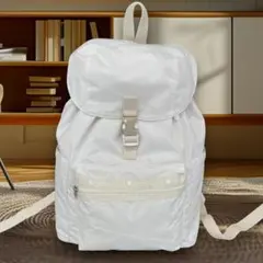 レスポートサック　神崎恵　リュック　白　SMART FLAP BACKPACK いつも即完売！】レスポートサック×神崎恵さんコラボ リミテッド