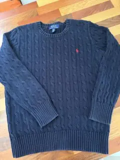 Polo Ralph Lauren ネイビー ケーブルニット