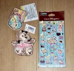 ダッフィー シェリーメイ ぬいぐるみストラップ シール 2013 バレンタイン