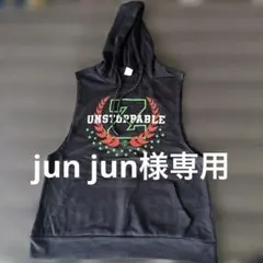 ZUMBA フード付きタンクトップ ブラック