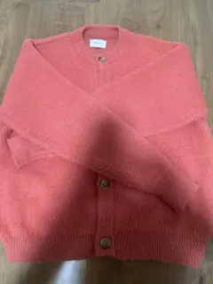 EMMA CLOTHES コーラルピンク カーディガン M