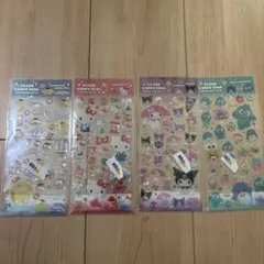 サンリオ　クリアキャンディシール　シール　キティ　マイメロ　クロミ　シナモン
