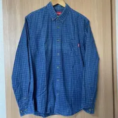 Supreme checked denim oxford shirtのサムネイル