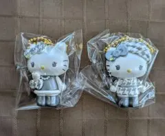 ハローキティ モノクロガーリー シークレットマスコットチャーム ミミィ セット