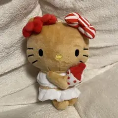 日焼けハローキティ ぬいぐるみ キーチェーン付き