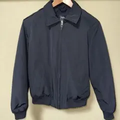 ZARA ザラ　メンズ　キルティング ボンバージャケット　S　ブラック