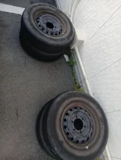 ラジアルタイヤ215/75R15ホイール付 エレメントに使用 ROADCRUZA 