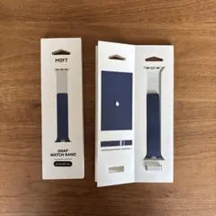MOFT Apple Watch バンド ディープブルー×ミスティグレー