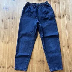 GU 150cmデニム風 長ズボン ウエストゴム