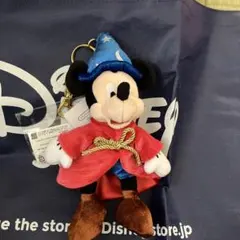 ディズニーストア　魔法使いの弟子　ミッキーマウス　ぬいぐるみ　キーチェーン　宮崎
