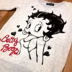 【美品】ベティーブープ ベティちゃん 裏起毛 トレーナー S～M