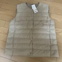UNIQLO PUFFY VEST ベージュ XL