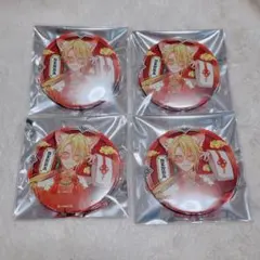 センラ　Brun センワン　缶バッジ　等身　赤　狐