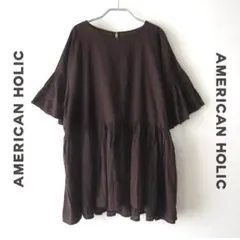 美品　AMERICAN HORIC／アメリカンホリック★　ベルスリーブチュニックのサムネイル