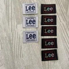 Lee 8枚セット ワッペン　手芸材料　刺繍　レトロ