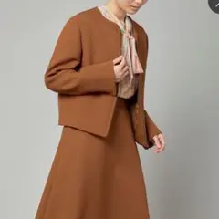 タグ付き！AMACA♡アマカ　キルトジャガードブルゾン