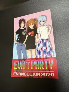 【非売品】新世紀エヴァンゲリオン マリ＆アスカ＆レイ ポストカード