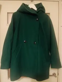 ゆったりサイズ　グリーンPコート