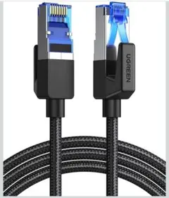 UGREEN LANケーブル CAT8 1M メッシュLANケーブル カテゴリー