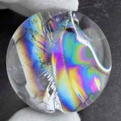 1111 様 専用M-79虹入り水晶丸玉 水晶スフィア 天然石 クリスタル