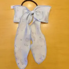 リボン付きヘアゴム