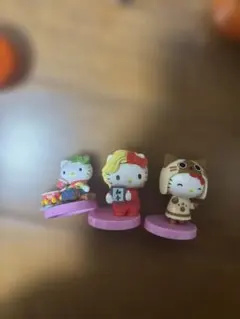 【単品可】ハローキティ フィギュア 3体セット