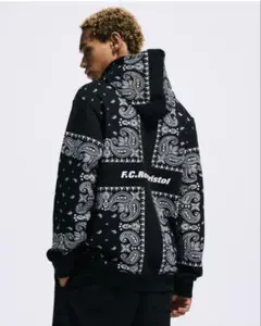 FCRB BANDANA SWEAT HOODIE サイズL ブラックのサムネイル