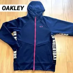 Oakley ネイビー フルジップパーカー　オークリー