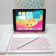 iPad 第6世代 Simフリー 32GB ケースとキーボード、タッチペン - メルカリ