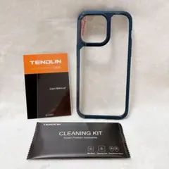 iPhone 14 Pro Max用ケースとフィルム6.7インチ ブルー