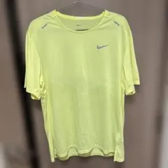 NIKE RUNNING ナイキ ランニング Tシャツ イエロー L