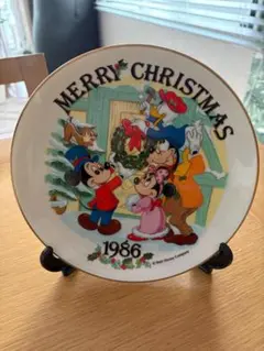 ディズニー クリスマスプレート 1986年製