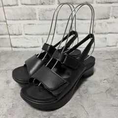 Re:getA ストラップサンダル ブラック Mのサムネイル