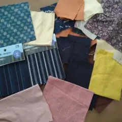 しじら織 はぎれ まとめ売り 和柄生地 布地