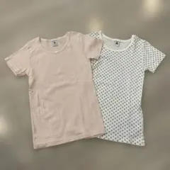 PETIT BATEAU アンダーシャツ 2枚セット 10ans/140cm