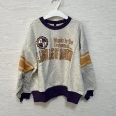 未使用・タグ付 MARKEY'S ビッグシルエットプリントトレーナー 裏毛120