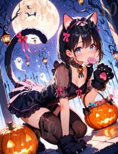 b644 かわいい イラスト アニメ A4ポスター