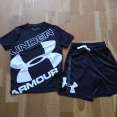 UNDER ARMOUR ジャージセット 黒 100cm~