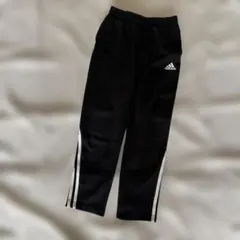 adidas ブラック ロングパンツ 140cm