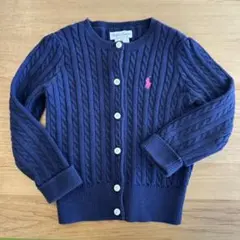 Ralph Lauren ネイビー カーディガン 24M
