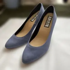 【新品】Launalea Lilshライトブルー ポインテッドトゥ ハイヒールのサムネイル