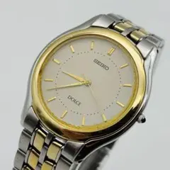 SEIKO ドルチェ  8J41-6030 クオーツ アイボリー文字盤 腕時計