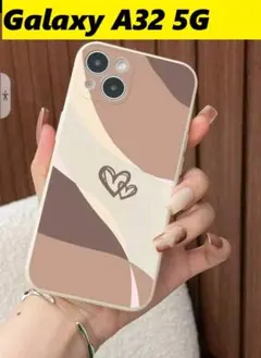 Galaxy A32 5G 大人可愛い Galaxyケース　ハート❤ハート