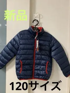 新品⭐︎キッズファイバーダウン ネイビー コート